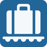 Simbolo del ritiro bagagli - Twitter / X