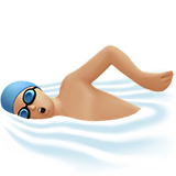 nuotatore: carnagione abbastanza chiara