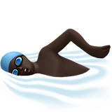 nuotatore: carnagione scura