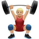 uomo che solleva pesi: carnagione abbastanza chiara