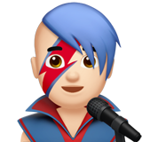 cantante uomo: carnagione chiara