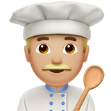 cuoco: carnagione abbastanza chiara