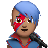 cantante uomo: carnagione olivastra