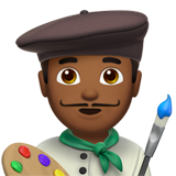 artista uomo: carnagione abbastanza scura