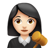 giudice donna: carnagione chiara