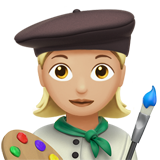 artista donna: carnagione abbastanza chiara