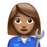 meccanico donna: carnagione olivastra