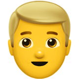 Uomo biondo Emoji