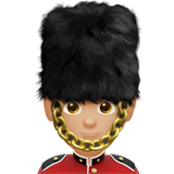 guardia uomo: carnagione abbastanza chiara