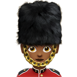 guardia donna: carnagione abbastanza scura