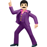 uomo che balla: carnagione chiara