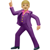 uomo che balla: carnagione abbastanza chiara