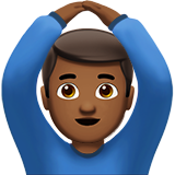 uomo con gesto OK: carnagione abbastanza scura