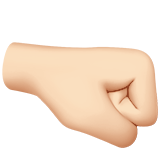 pugno a destra: carnagione chiara