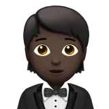 persona in smoking: carnagione scura