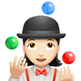 giocoliere donna: carnagione chiara