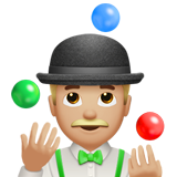 giocoliere uomo: carnagione abbastanza chiara