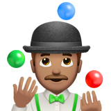 giocoliere uomo: carnagione olivastra