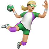 pallamanista donna: carnagione abbastanza chiara