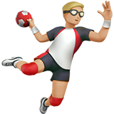 pallamanista uomo: carnagione abbastanza chiara