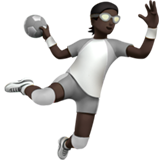 persona che gioca a pallamano: carnagione scura