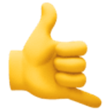 Mano con gesto di chiamata - Facebook