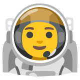 Astronauta uomo - Noto Color Emoji