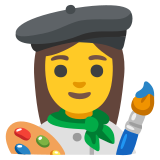 Artista donna - Noto Color Emoji
