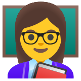 Professoressa - Noto Color Emoji