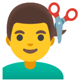 Taglio di capelli per uomo - Noto Color Emoji