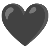 Cuore nero - Noto Color Emoji
