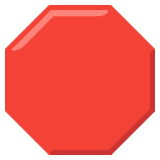 Segnale di stop - Noto Color Emoji