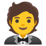 Persona in smoking - Noto Color Emoji