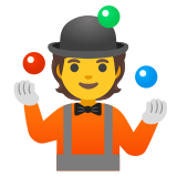 Persona che fa giocoleria - Noto Color Emoji