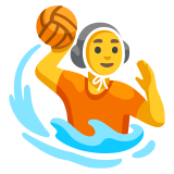 Persona che gioca a pallanuoto - Noto Color Emoji
