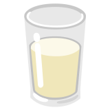 Bicchiere di latte - Noto Color Emoji