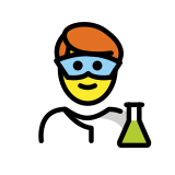 Scienziato - OpenMoji
