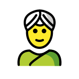 Donna con turbante - OpenMoji