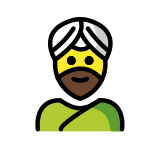 Uomo con turbante - OpenMoji