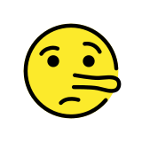 Faccina bugiarda - OpenMoji