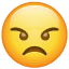 Emoji arrabbiato U+1F620 Emoji arrabbiato U+1F620