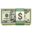 Biglietto di dollaro Emoji U+1F4B5 Biglietto di dollaro Emoji U+1F4B5