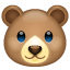 Emoticon orso U+1F43B Emoticon orso U+1F43B