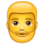 Uomo barbuto U+1F9D4 Uomo barbuto U+1F9D4