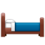 Letto Emoji U+1F6CF Letto Emoji U+1F6CF