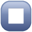 Pulsante di arresto emoji U+23F9 Pulsante di arresto emoji U+23F9