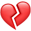 Cuore spezzato Emoticon U+1F494 Cuore spezzato Emoticon U+1F494