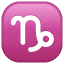 Capricorno Emoji U+2651 Capricorno Emoji U+2651