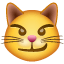 Gatto sorriso audace U+1F63C Gatto sorriso audace U+1F63C