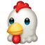Emoji testa di pollo U+1F414 Emoji testa di pollo U+1F414